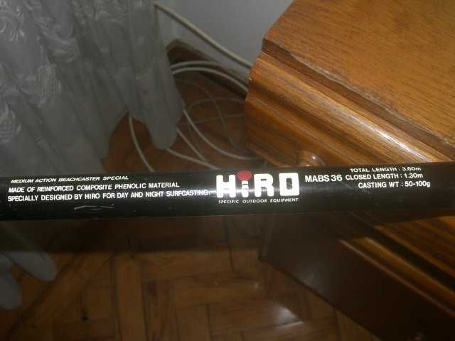 Cana de pesca para mar HIRO MABS 36
