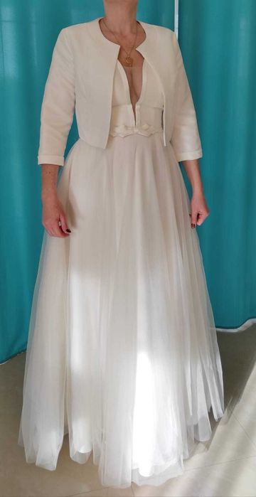 Suknia ślubna ecru roz. 40