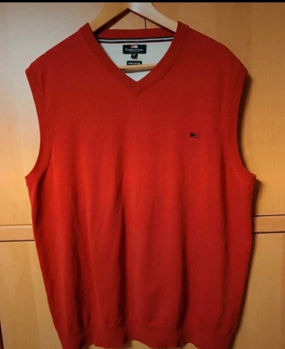 Bordowa męska kamizelka Commander  52/L