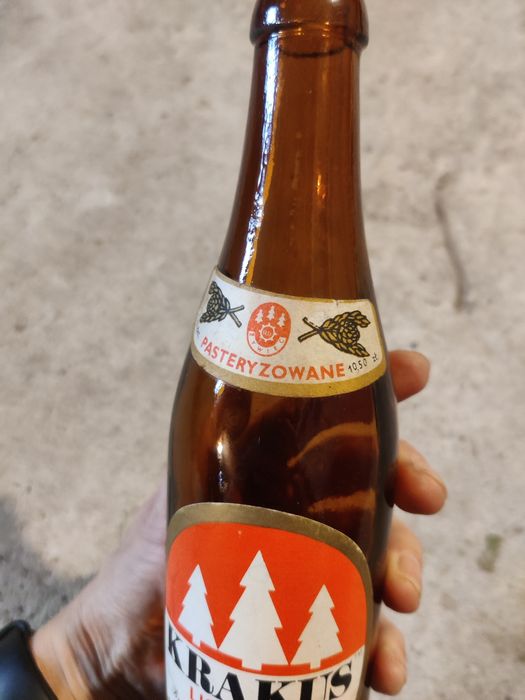 Butelka Krakus light beer, kolekcjonerska