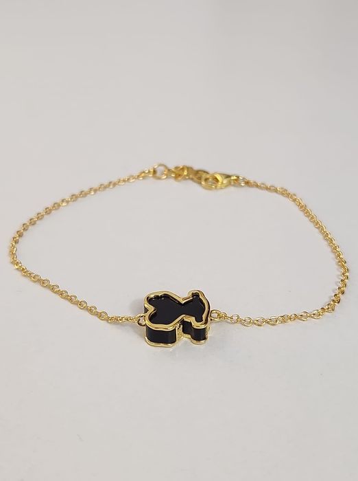 Bransoletka Tous Galaxy z czarnym misiem prezent