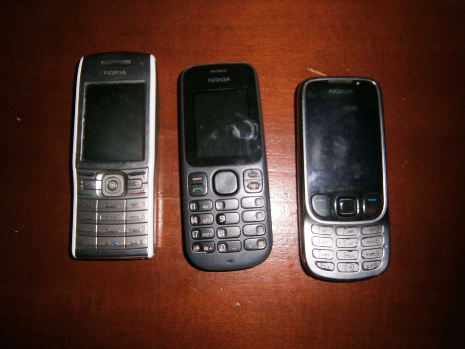 Nokia E50, Nokia 100, Nokia 6303- 3 telefony. Wysyłka w cenie!