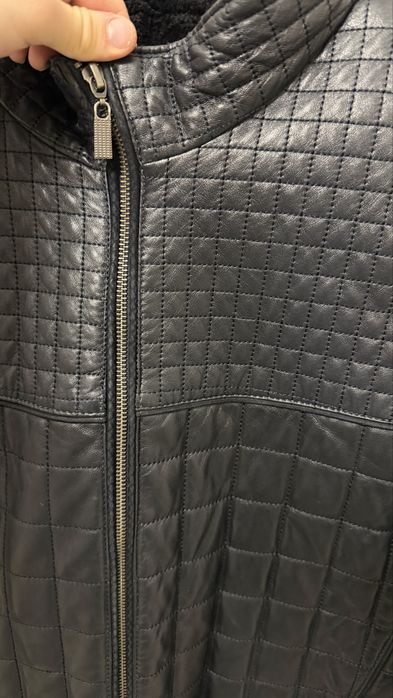 Кожаная куртка Galliano