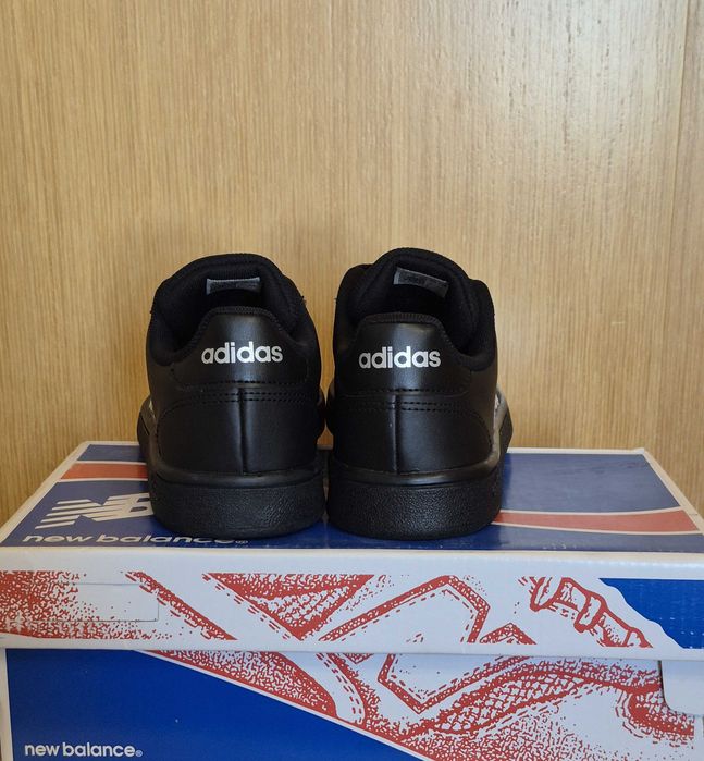 Adidas Grand Court Base 'Black Iridescent' кросівки оригінал р 37 - 38