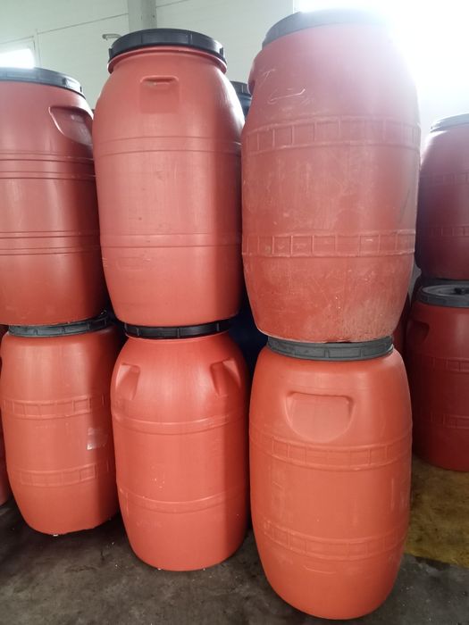 Beczka po spożywce 200 220l zbiornik na wodę mauzery mauser  pojemnik