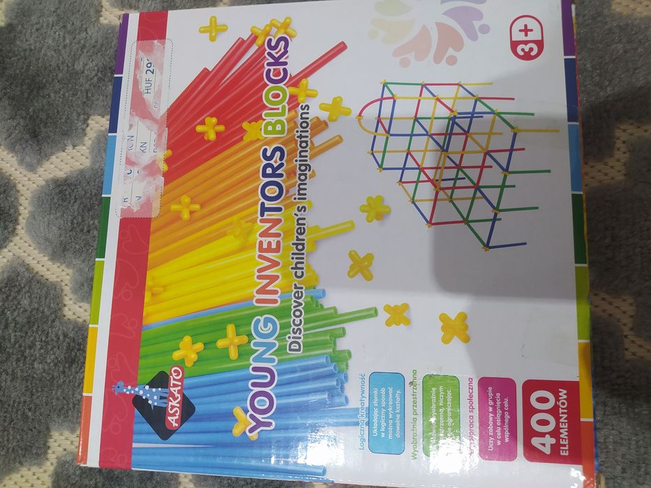 Klocki konstrukcyjne słomki