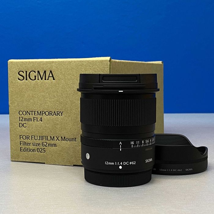 Sigma 12mm f/1.4 DC Contemporary (Fujifilm)- NOVA - 5 ANOS DE GARANTIA