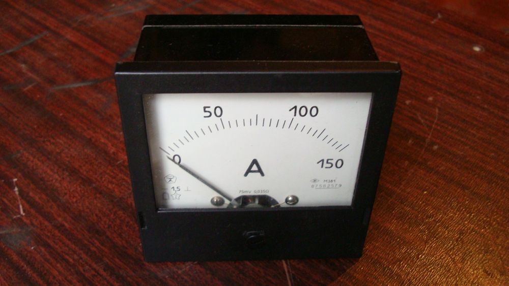 Амперметры М381 (75А, 150А, 500А,  750А)