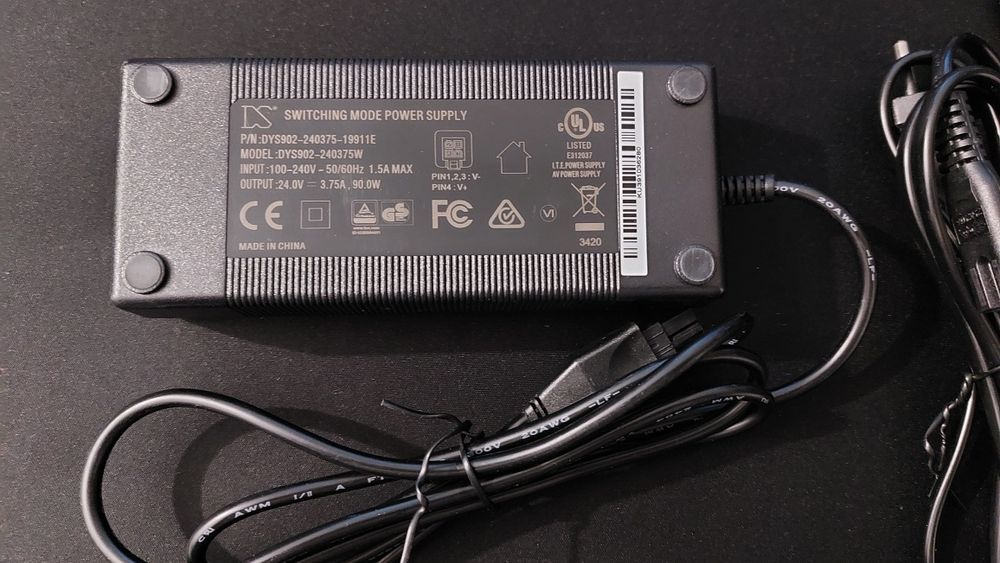 Power Suply Fanatec DD PRO 90W Nova Fonte Energia