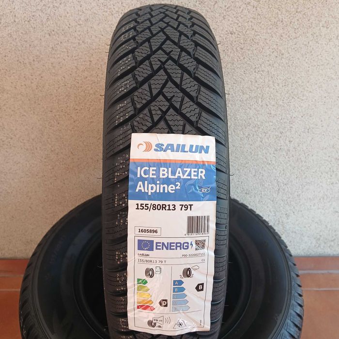 Opony zimowe 155/80 R13 SAILUN Ice Blazer Alpine 2 155/80 13- 10 lat gwarancji NOWE