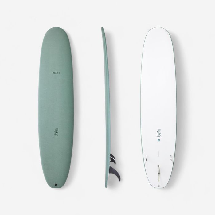 Prancha de Surf 900 Epóxi Soft 8'4' com 3 quilhas.