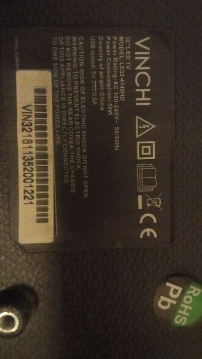 Tv Vinchi 32" avariada