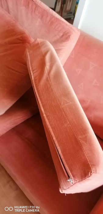 Conjunto de dois sofás Salmão