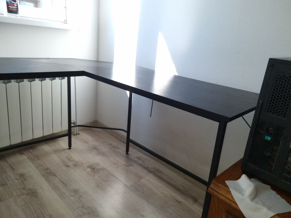 Biurko Narożne czarne