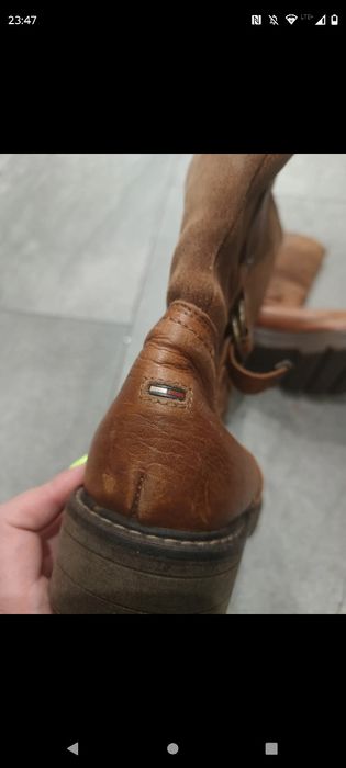 Botki kozaki Tommy Hilfiger 36 brązowe