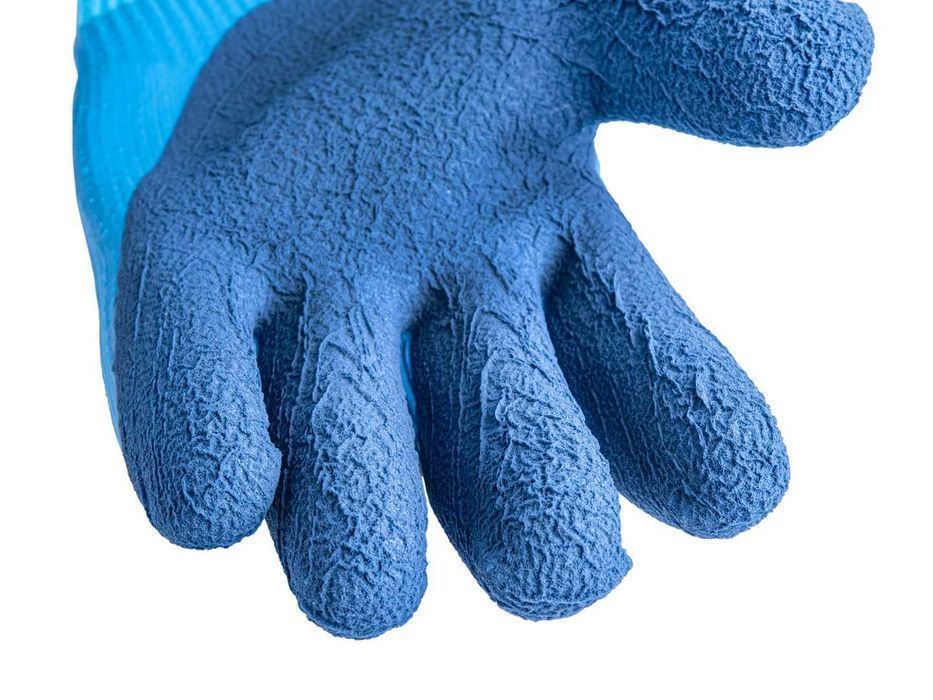 12 par Rękawice robocze wodoodporne ocieplane rozmiar 9 jersey–lateks