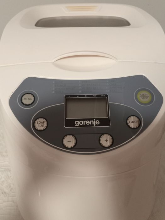 Хлебопечка  Gorenje. Нюанс