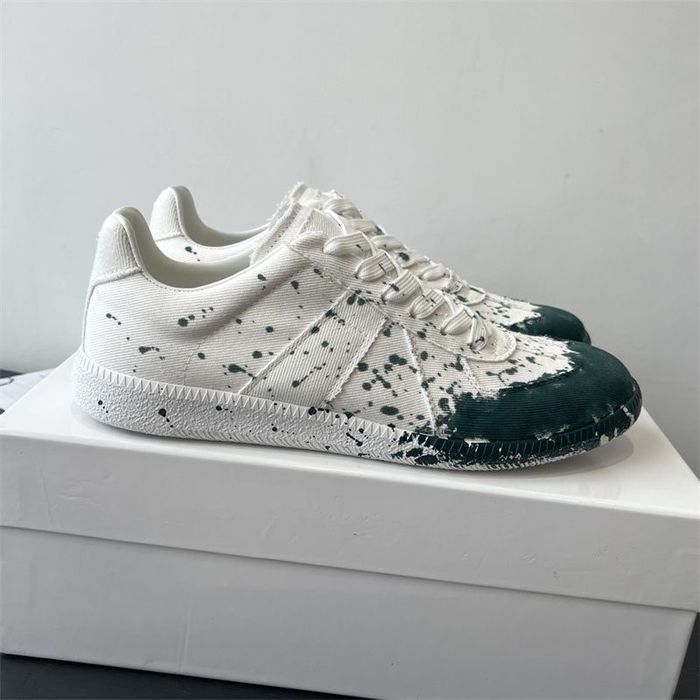 Кеди Maison Margiela Replica з плямами краски/ мейсон маржела