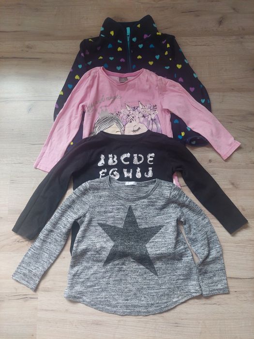 Paczka ubrań dla dziewczynki rozmiar 98-104