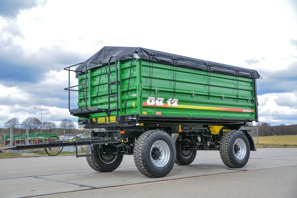 Metaltech DB 12  przyczepa rolnicza burtowa, finansowanie, plandeka ze stelażem gratis