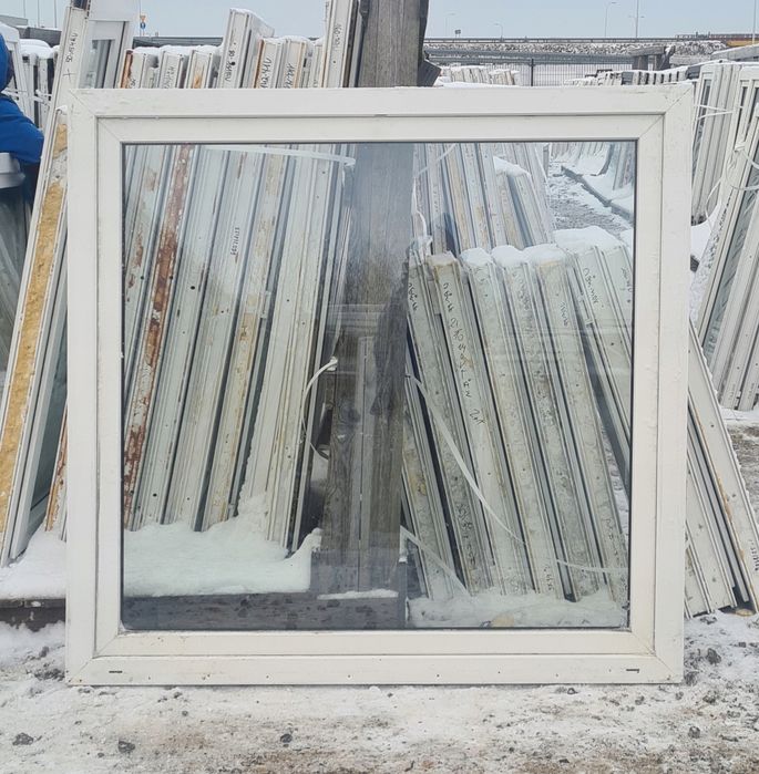 OKNA KacprzaK OKNO PCV 146x143 Używane Plastikowe Białe Lider Okna OLX