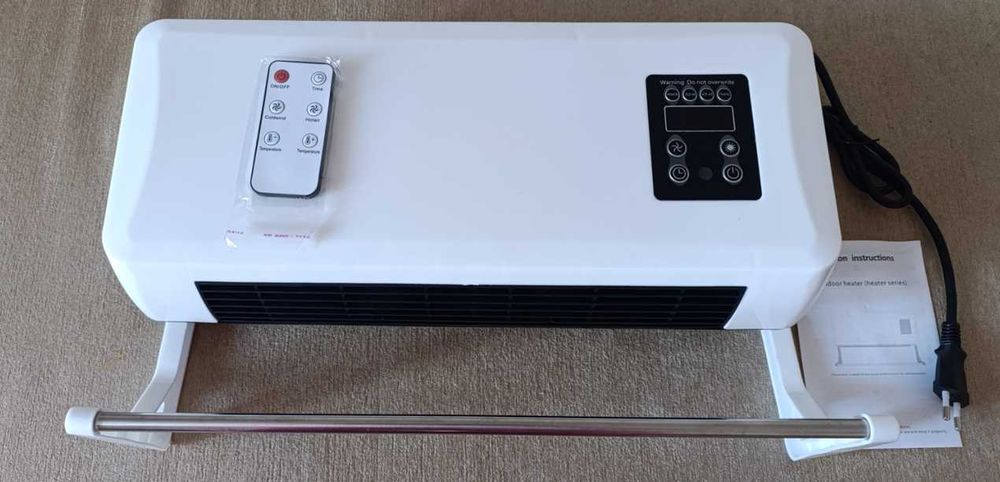 обігрівач настінний з пультом вентилятор дуйка тепло кондиціонер сушка