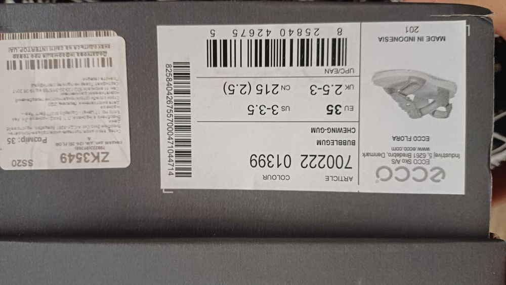 Сандалі босоніжки Ecco 35р