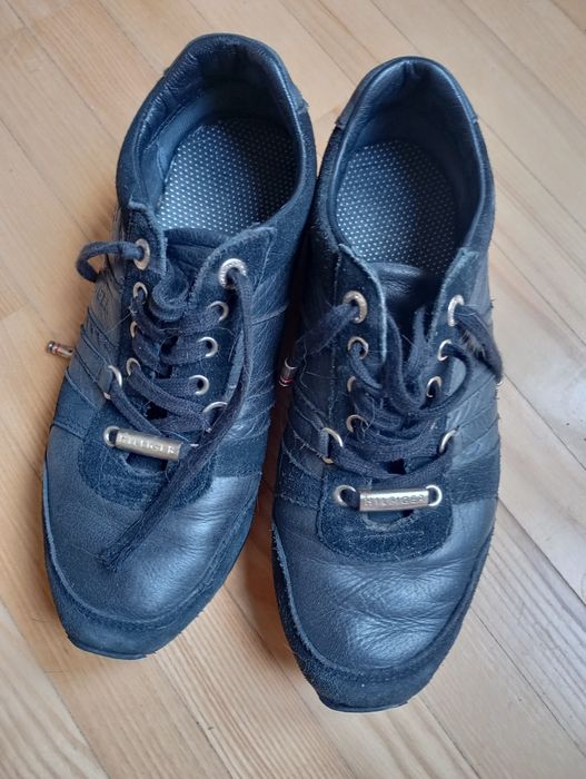 Sneakersy Tommy Hilfiger skóra naturalna
