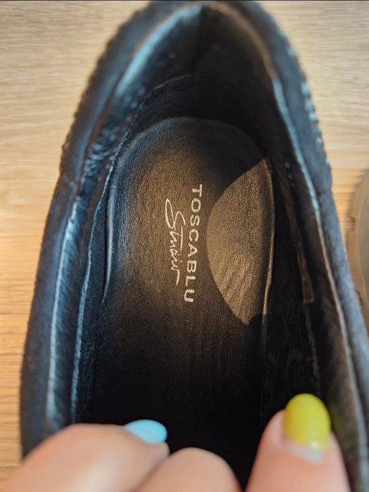 Ténis pretos com brilhantes 39