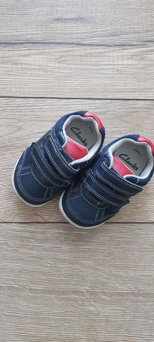 Buty półbuty na rzep Clarks 19