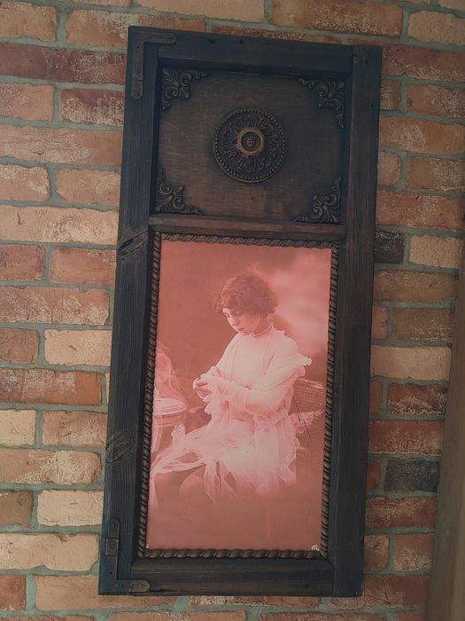 Stara drewniana rama