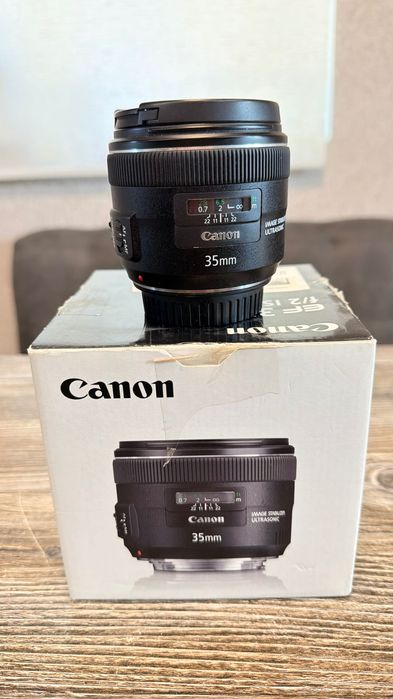 EF Canon 35mm f/2 IS USM