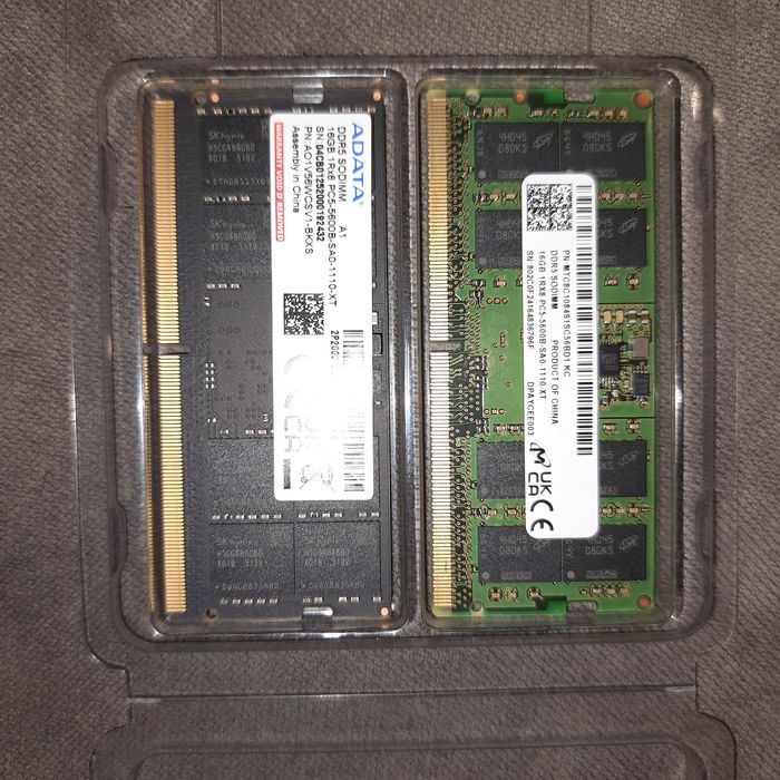 So-dim DDR5 2x16Gb (32 Gb) 5600