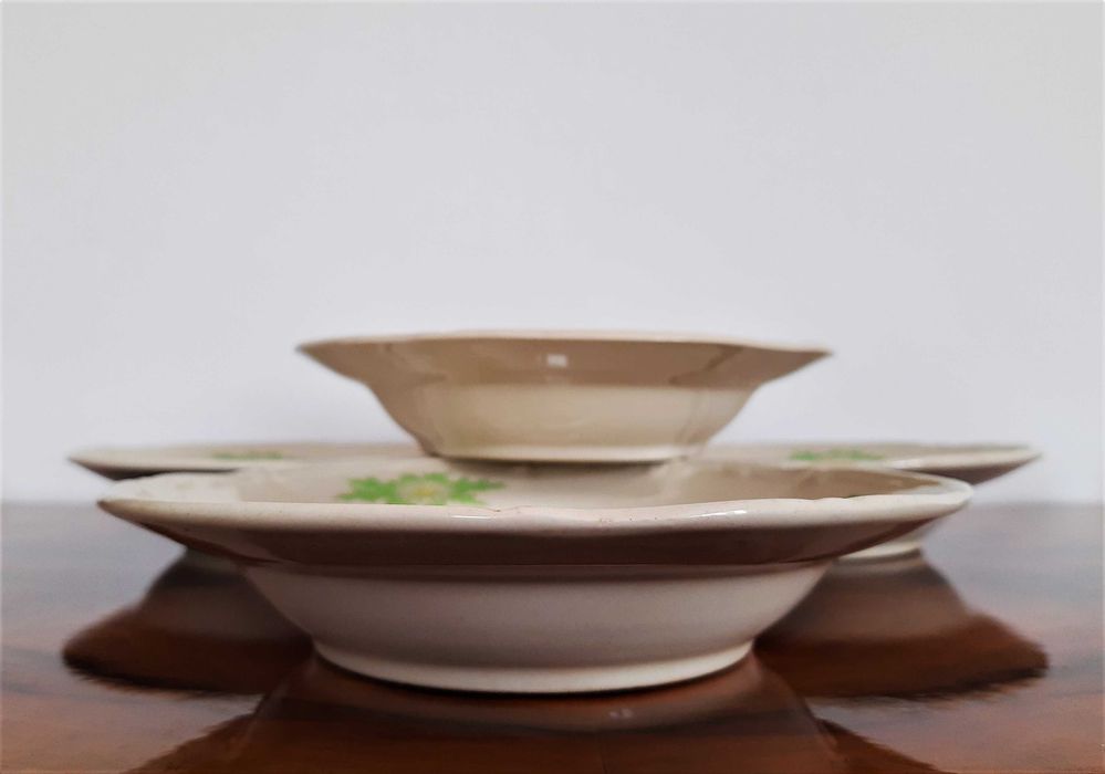 Tułowice Made In Poland Talerze Miski Talerzyk PRL Vintage Retro