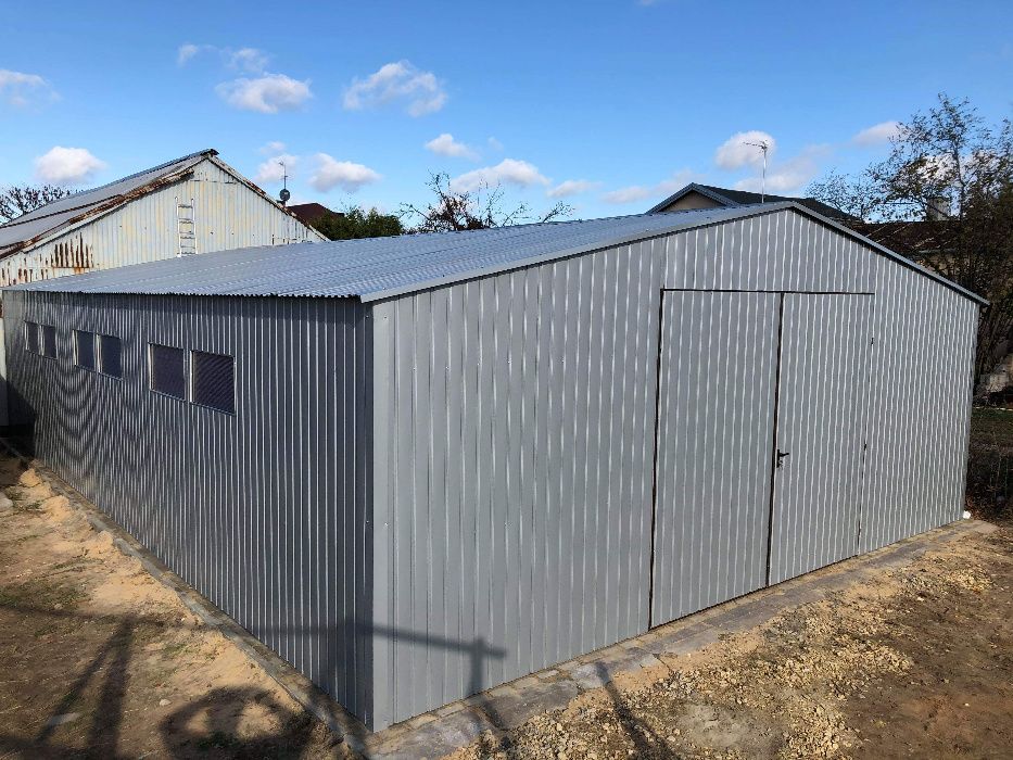 Magazyn gospodarczy ze stali HALA stalowa KONSTRUKCJA ze stali WIATA