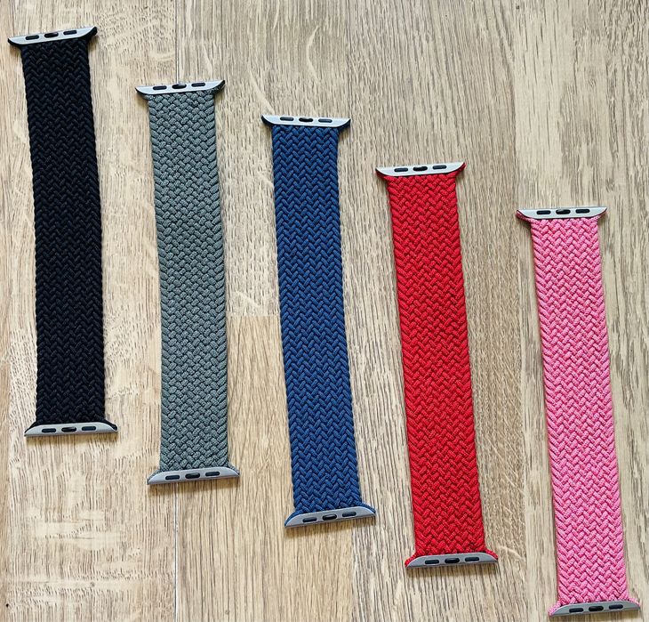Ремінець Braided Solo Loop 1:1 для Apple Watch ремешок соло луп