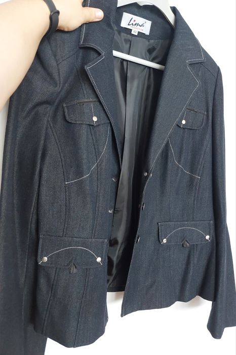 Kostium damski ala jeans rozmiar 44