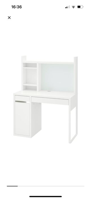 Biurko ikea z tablicą