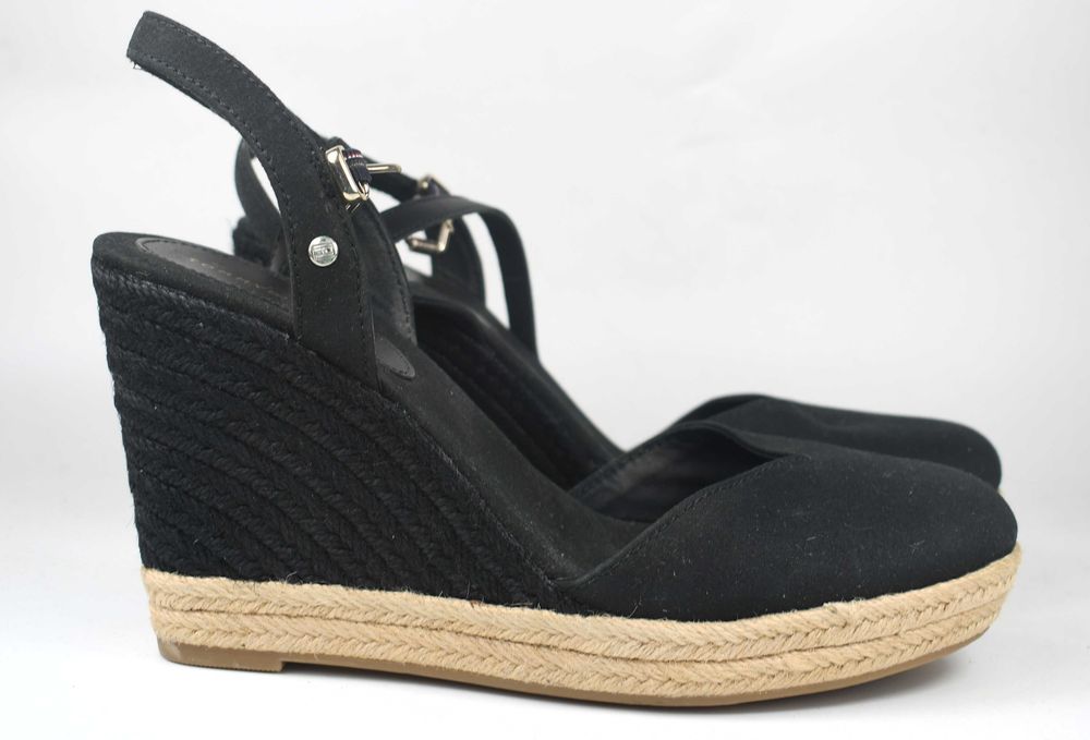Używane Tommy Hilfiger Espadryle Basic Closed Toe High Wedg roz. 40