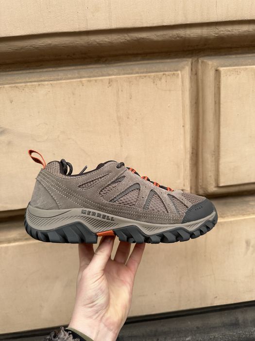 Чоловічі кросівки Merrell оригінал трекінгові нові коричневі мерел