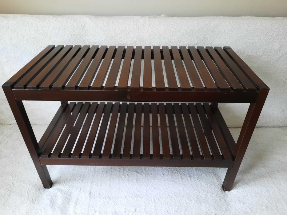 Ławka Ikea model MOLGER mahoń