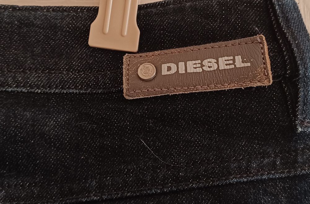 міні спідниця diesel джинсова чорна