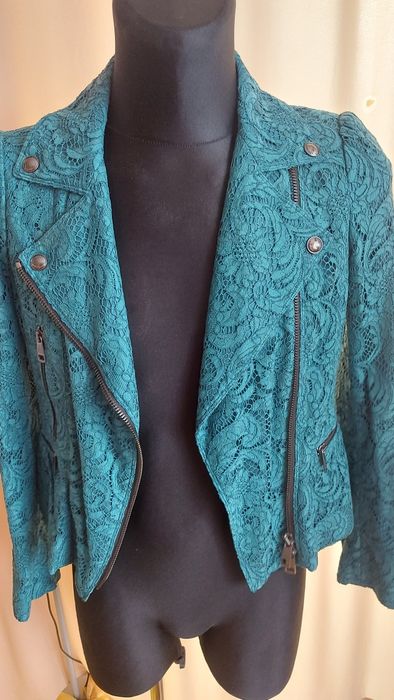 Nowy żakiet/ kurtka Burberry turkusowa uk12