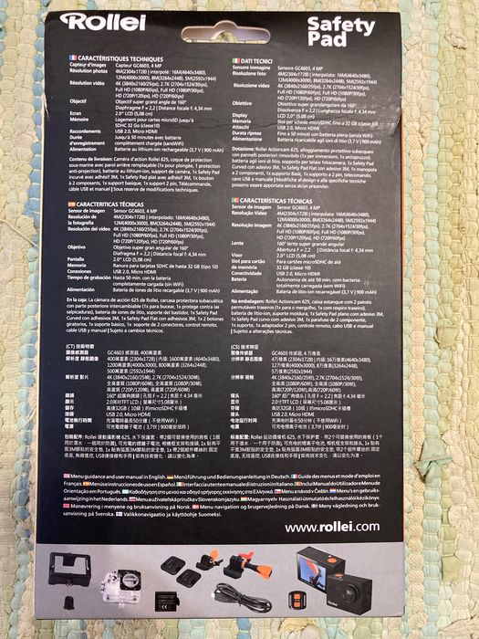 Go pro pouco Rollei - Safety Pad - 4K