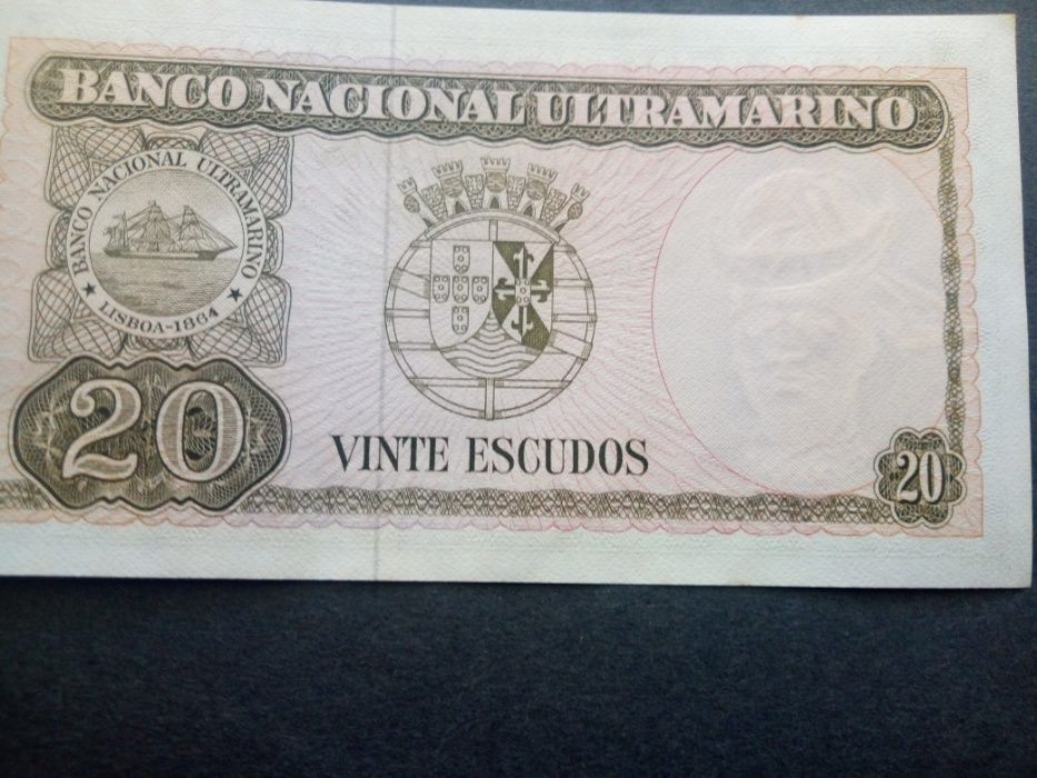 2 notas 20$ e 100$ TIMOR 1967 e 1963 belas e raras VER FOTO