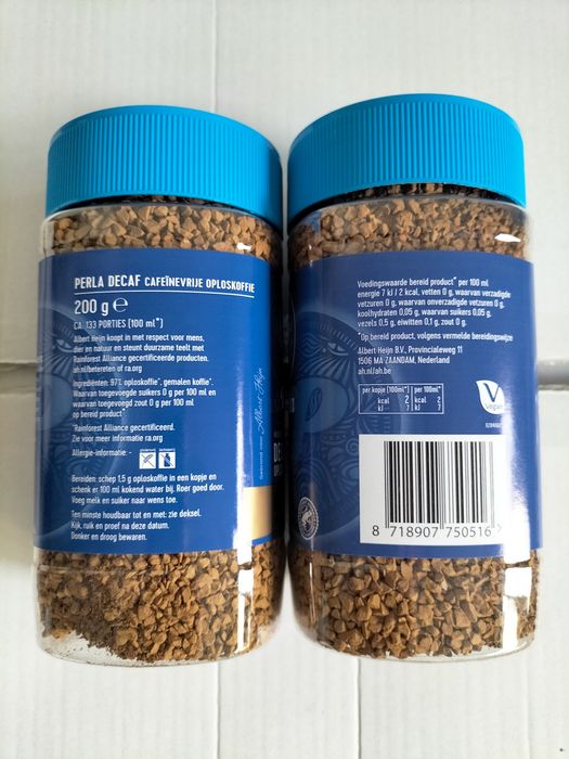 Кава без кофеїну Perla Decaf- 200 g, Шоколад  Tony's -220 грн