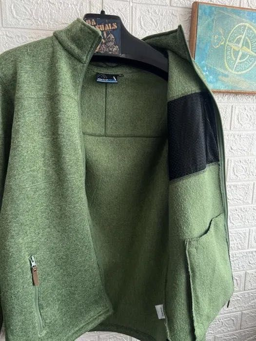 Трекінгова кофта тепла on the peak outdoor на флісі рXL мілітарі олива