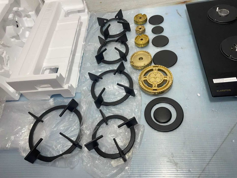 Газова плита з матовим склом 10046683 KLARSTEIN Goldflame Nano 5