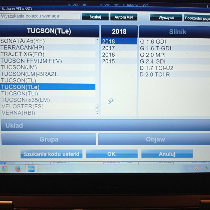 Laptop Dell Latitude 6320 Diagnostyka GDS Kia ,Hyundai