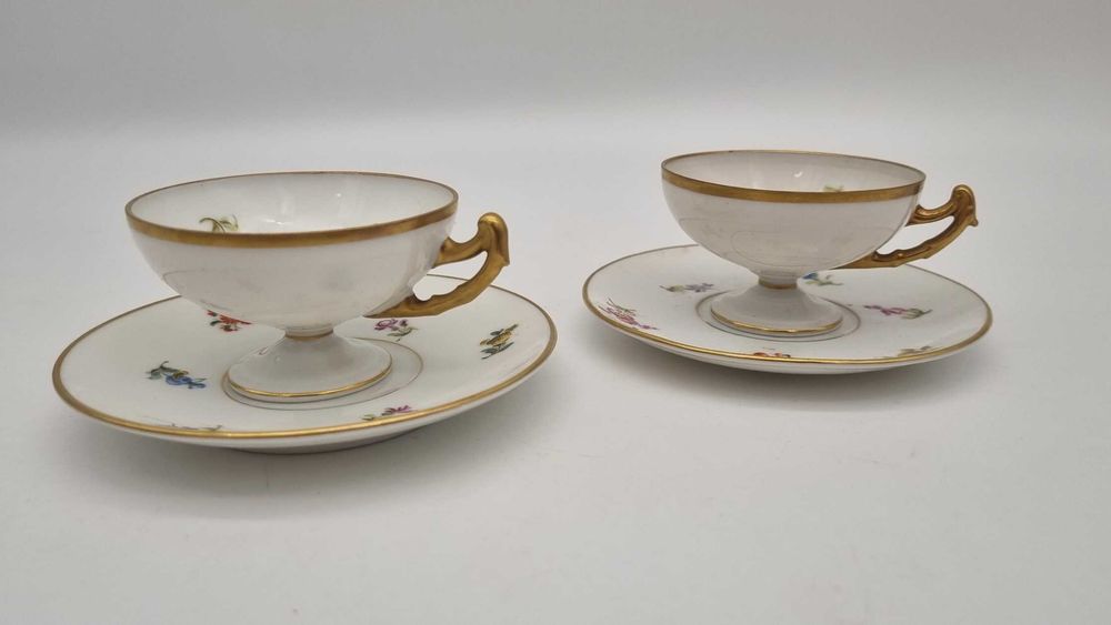 Filiżanka porcelanowa hugo scharf saalfeld Art Deco